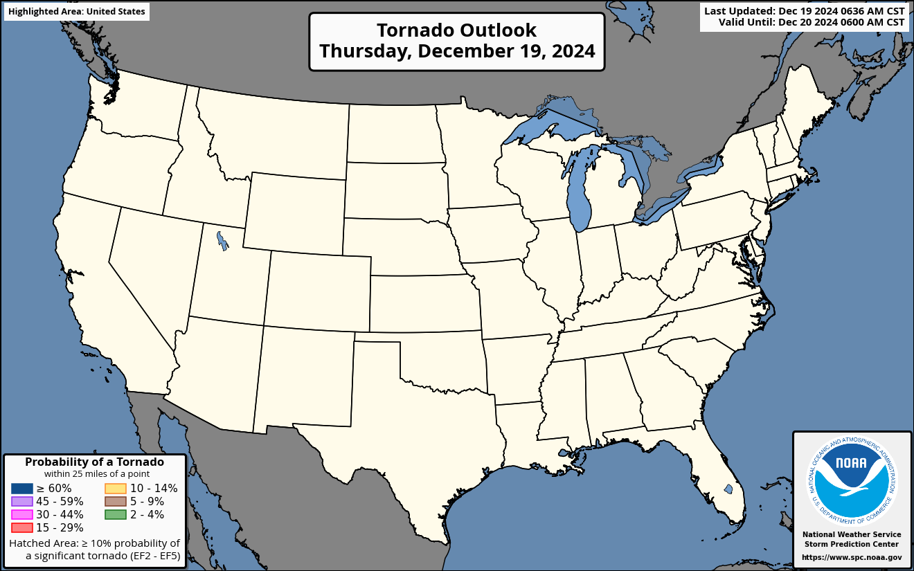 Day 1 tornado outlook