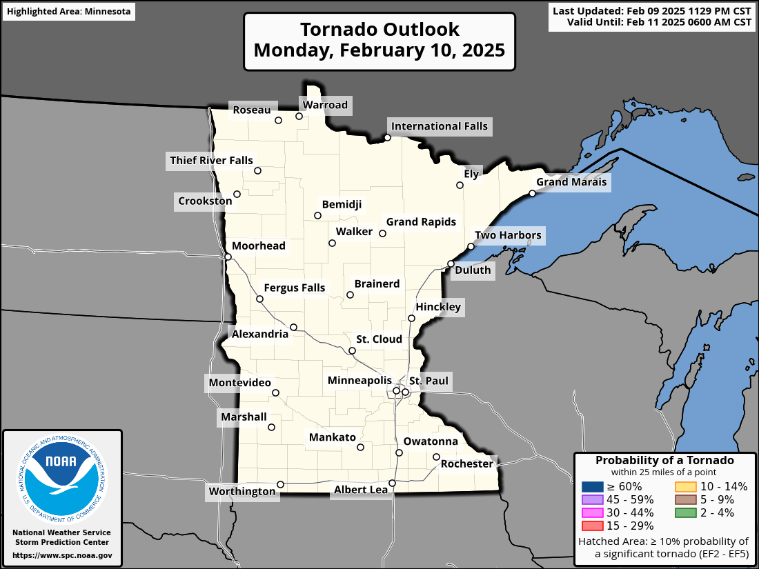 Day 1 tornado outlook