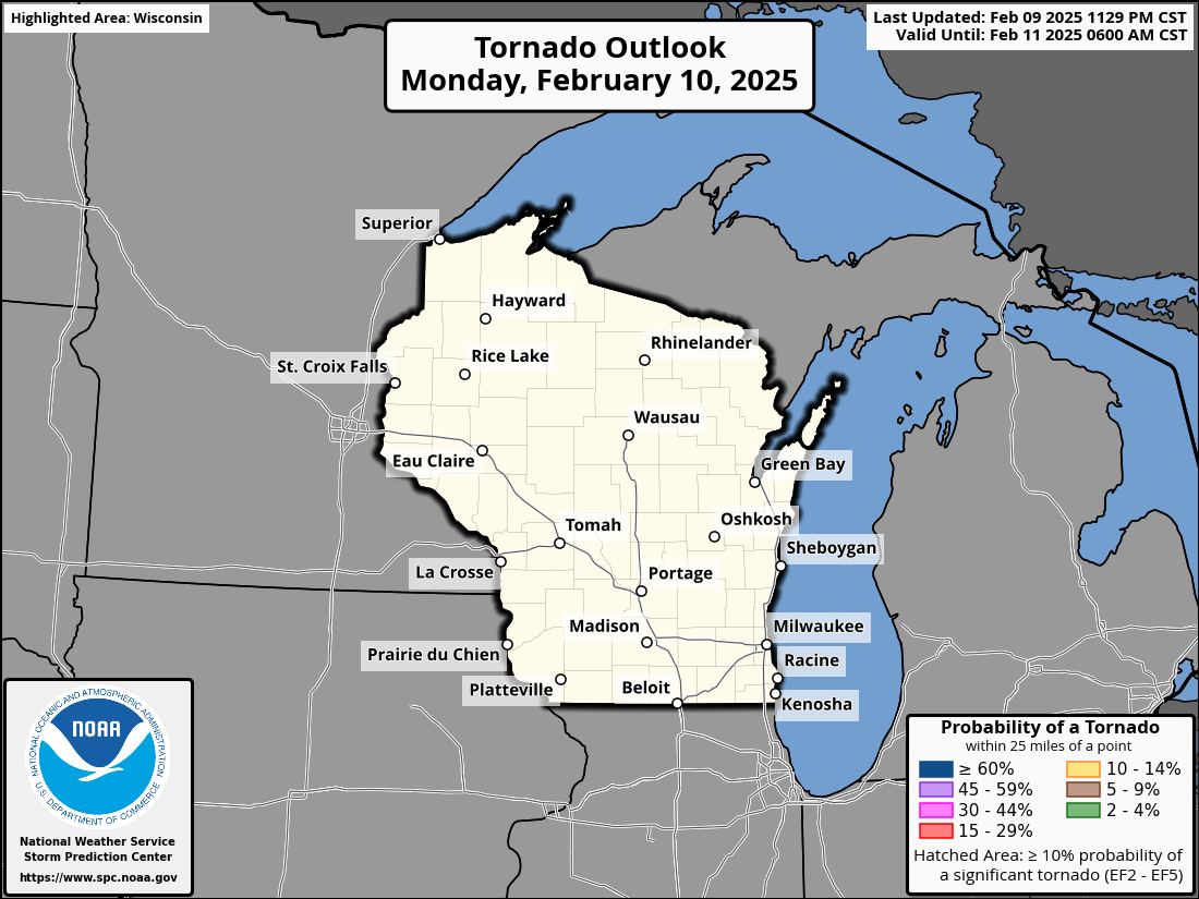 Day 1 tornado outlook