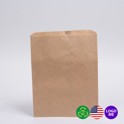 12 x 2.75 x 18 NATURAL KRAFT PAPER MERCHANDISE BAGS