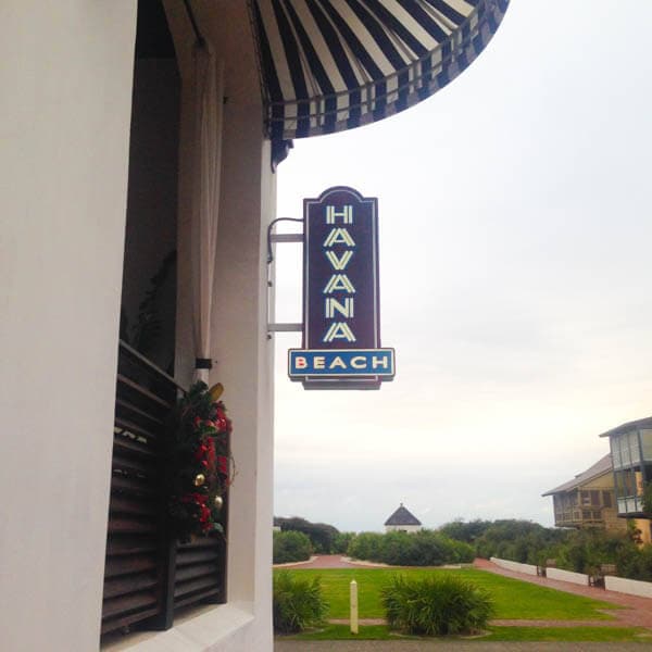 Havana Beach Bar and Grill at The Pearl Hotel in Rosemary Beach, Florida