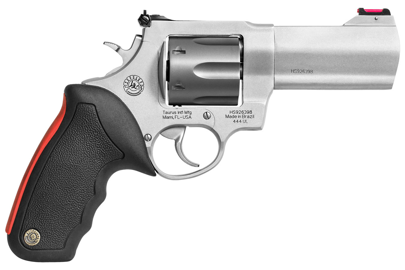 TAURUS Raging Bull 444 Ultra Lite 44 Magnum Double-Action Revolver with 4 inch Barrel