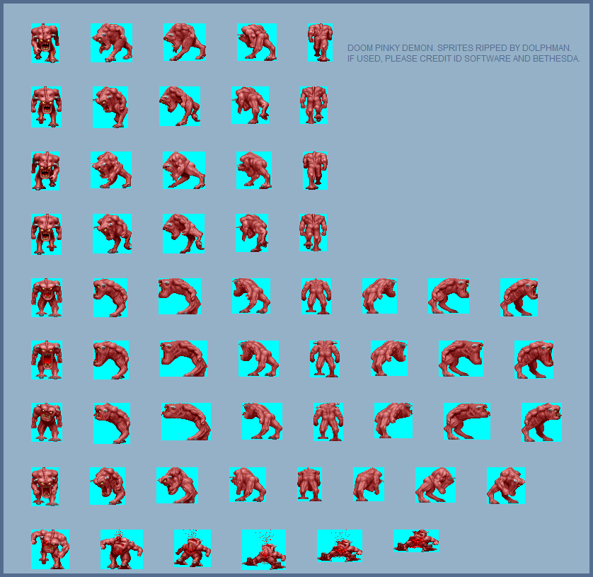 Lemon Demon Sprite Sheet : Doom File | Janerisebi