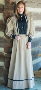 Frontier Classics Two Piece Ensemble - Tan - Ladies' Old West Ensembles | Spur Western Wear