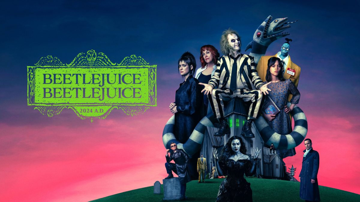 Poster for the Beetlejuice Beetlejuice movie. Movie poster from TV insider 2024
https://www.tvinsider.com/show/beetlejuice-2/
