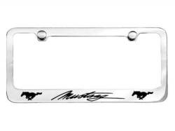 65 - 73 Mustang Running Horse License Plate Frame