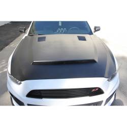 2015 - 2016 MUSTANG SUPER SNAKE Fiberglass Hood