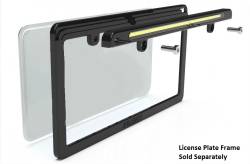 Universal LED License Plate Back Up Light, Satin Black