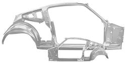 65-66 Mustang Fastback Quarter and Door Frame Side Assembly, RH