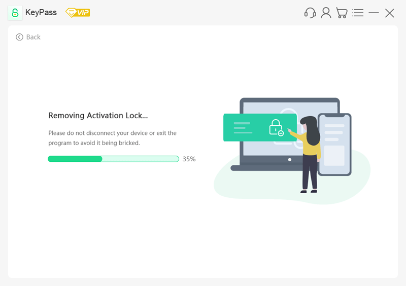 keypass removing activation lock