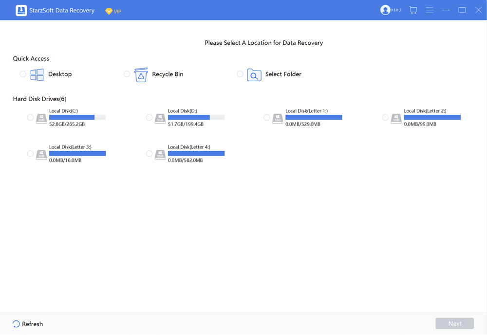 install starzsoft data recovery to fix acer laptop won't turn on blue light on