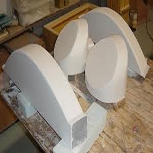 Fiberglass in a Mold