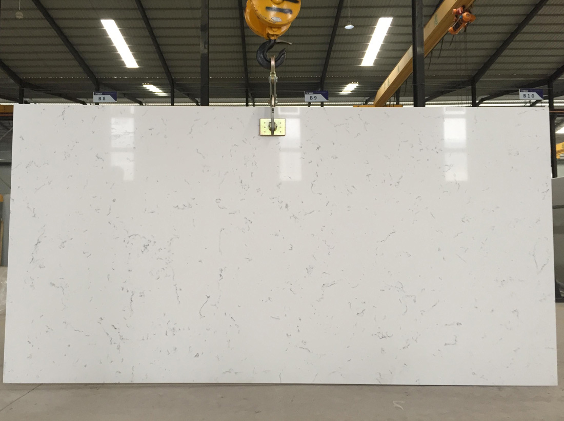 Super White Quartz Slabs