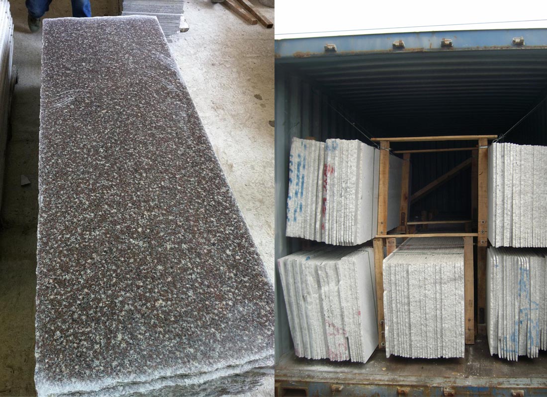 G664 granite polished slabs