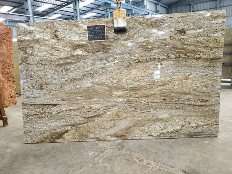 Indian Polished Blue Dunes Granite Slab