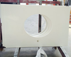 Super White Quartz Vanity Tops