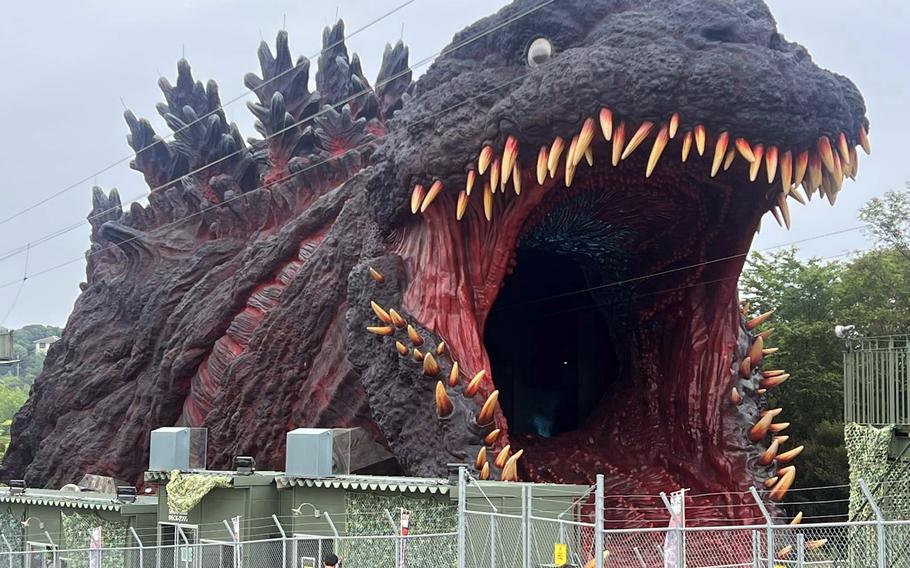 Zipline straight into Godzilla’s mouth at Japanese island theme park ...