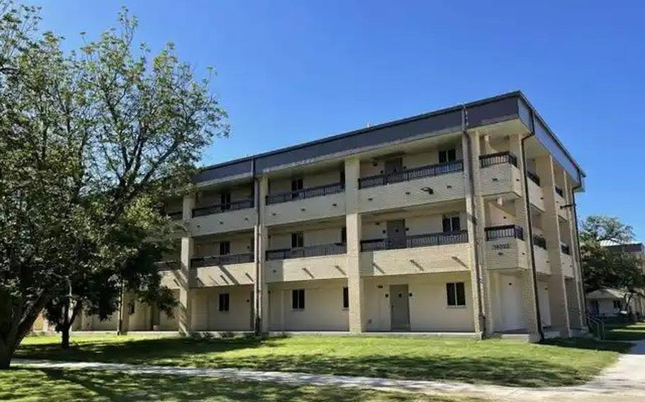 Fort Hood soldiers living in barracks located near 37th Street and Legends Way, such as this one at the Texas Army base photographed in August, were asked to shelter in place at the base on Oct. 2 because an armed attack had occurred in the area. A 29-year-old Fort Hood soldier was later arrested and is suspected of having sexually assaulted multiple soldiers dating back to at least July, according to criminal investigators. 