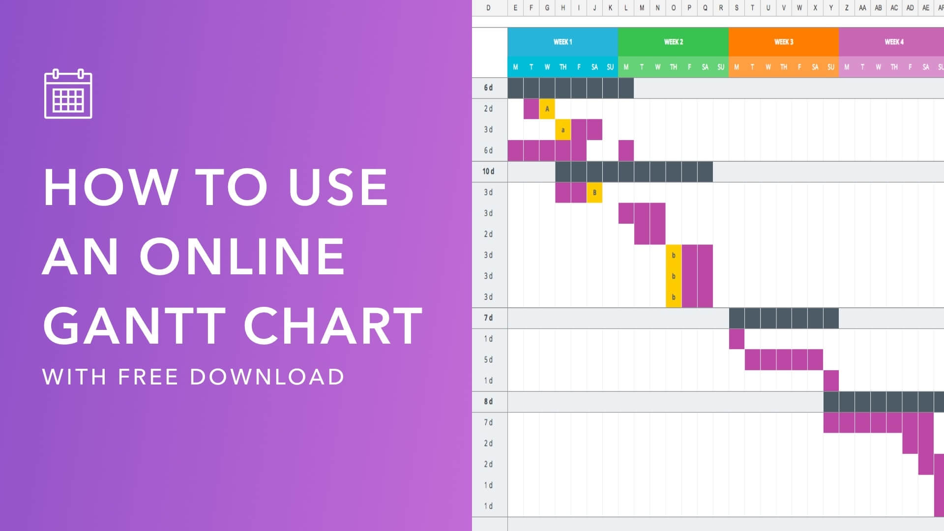 Download A Free Gantt Chart Template For Your Production