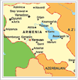 Map of Armenia