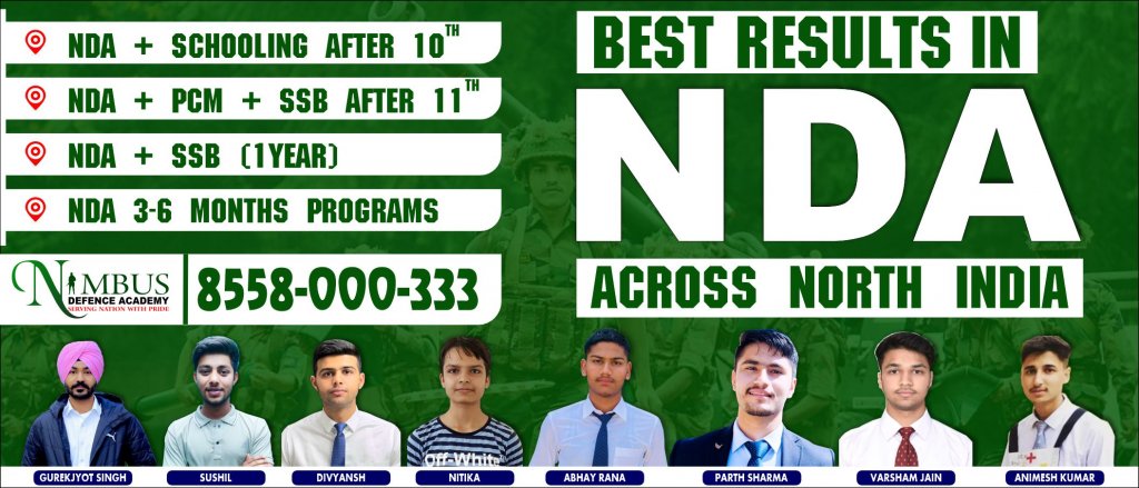 Best 10 NDA Coaching Institutes in Chandigarh with fees & SSB interview