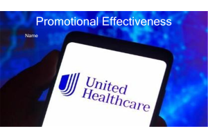 Promotional Effectiveness - United Healthcare