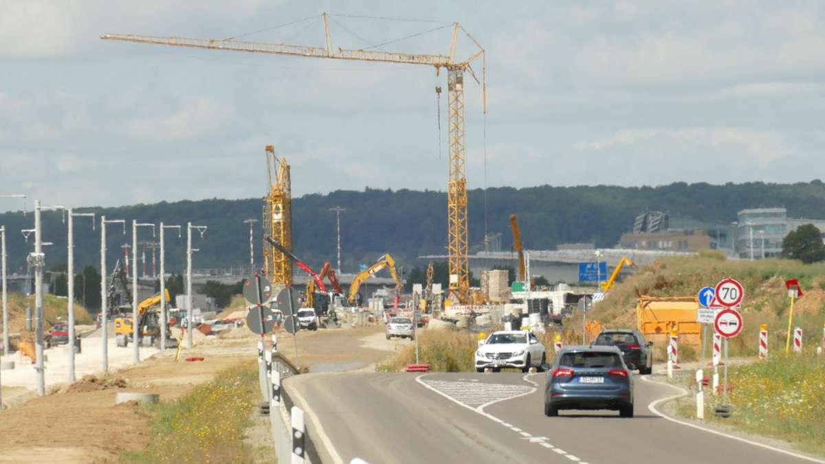 Baustelle auf den Fildern: Was sich durch die neue Straße bei Plieningen ändert