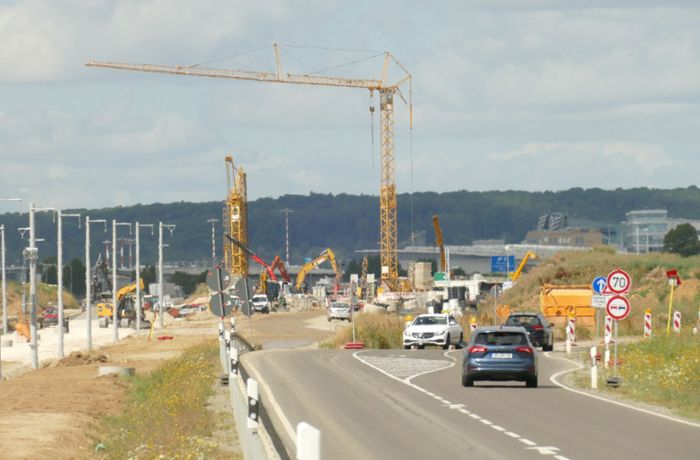 Baustelle auf den Fildern: Was sich durch die neue Straße bei Plieningen ändert