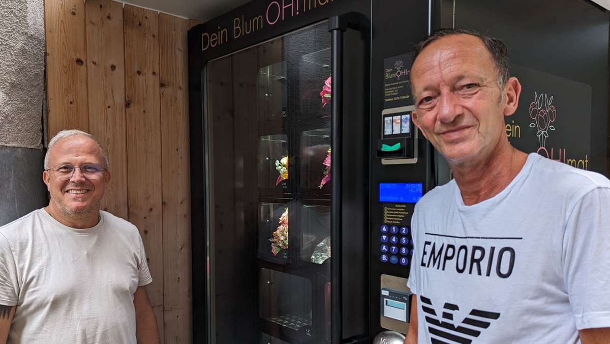 Neuer Blumen-Automat in Stuttgart-West: 24/7 Flower Power