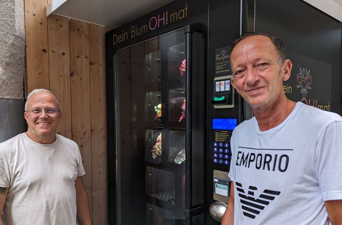 Neuer Blumen-Automat in Stuttgart-West: 24/7 Flower Power