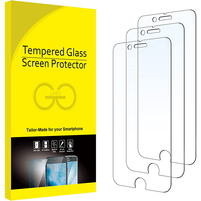 Glass Screen Protector Compatible for All Phone Device Display 3 Pack Tempered Glass,Case Friendly