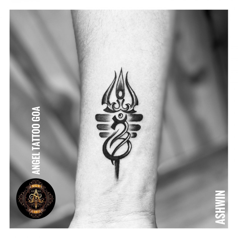 Lord Trishul with Maa Paa Tilak Tattoo Waterproof For Boys and Girls  Temporary Body Tattoo