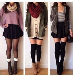 How to Wear Leg Warmer with Skirts