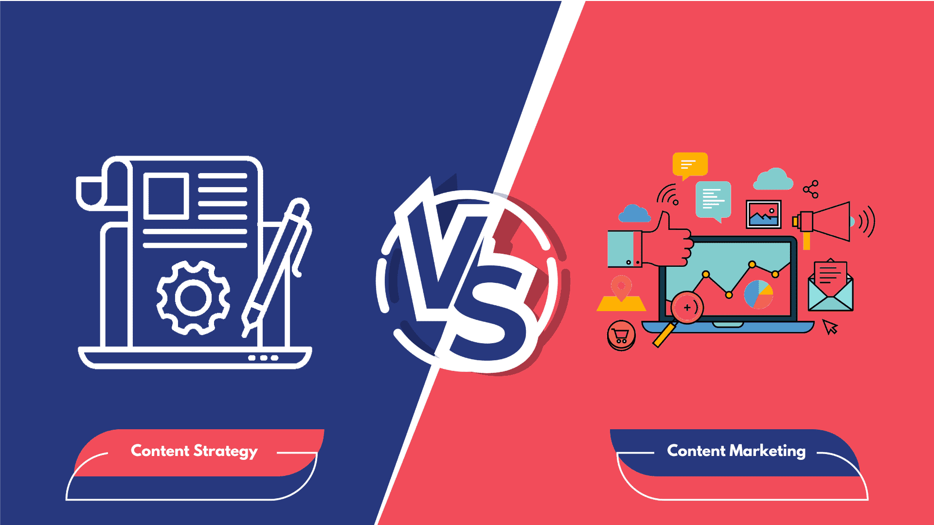 content strategy vs content marketing