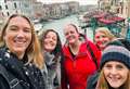 ‘My friends whisked me off to Venice for the day’