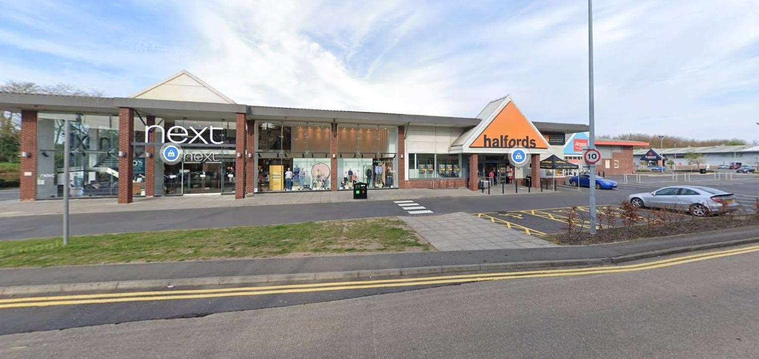 Halfords and Next site on the foundations of was once Ambassador Lanes. Picture: Google Maps