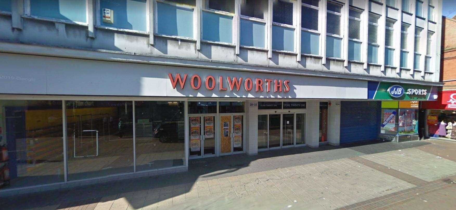 Woolworths as it appeared in 2009, one year after closing down. Picture: Google Maps