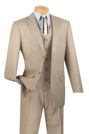  Tazio Suit Three Button Traditional Fit