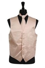  Vest Tie Set Beige 