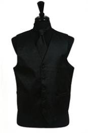  Paisley tone on tone Vest Tie