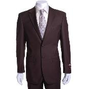  brown color shade 2-button Suit 