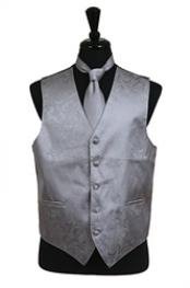  Paisley tone on tone Vest Tie