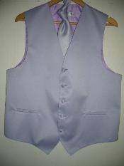  LAVENDER VEST & TIE SET 