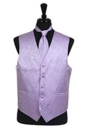  Paisley tone on tone Vest Tie