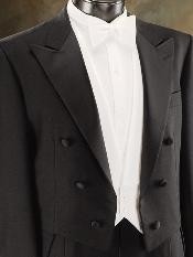 FullDressTuxedoTailcoatinLiquidJetBlackorWhite