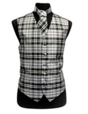   Mens Slim Fit Polyester Plaid