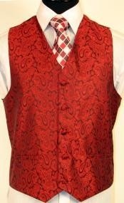  Red and Black Vest color shade