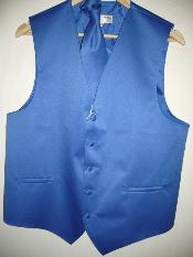  royal blue pastel color VEST &