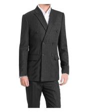   Mens Kingsman Striped Pattern Double