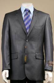  Mens Sharkskin Suits Two Button Suit